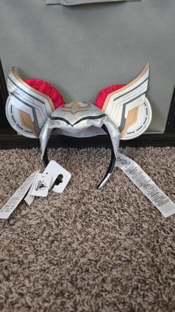 Disney Parks Mighty Thor Mickey Mouse Ears Headband, inspired by Marvel Studios' Thor: Love and Thunder.