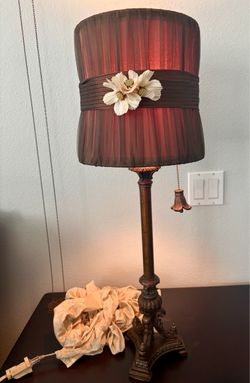 Vintage Table Lamp with Shade