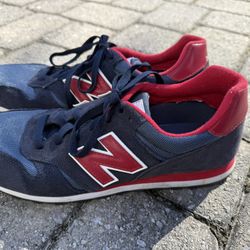 New Balance-373-Sneakers Casual-Navy And White M373SBR Men's Size 12