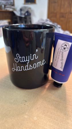Oversized Coffee Mug & Shave Cream