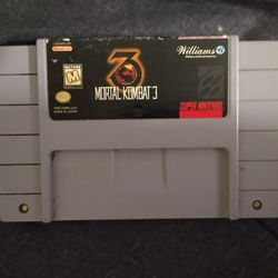 Old-Classic Super Nintendo Mortal Kombat #3