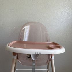 Clear Pink High Chair