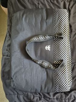 Large Tote With Polkadots