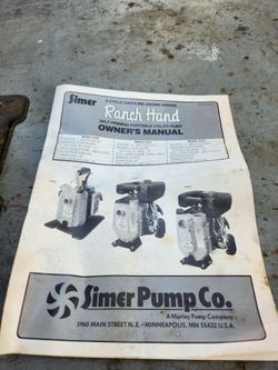 Simmer water pump