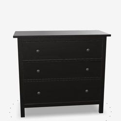 ikea hemnes 3 drawer dresser black brown Bush Home Avery 3 Drawer Dresser - Chocolate Birch main image 0