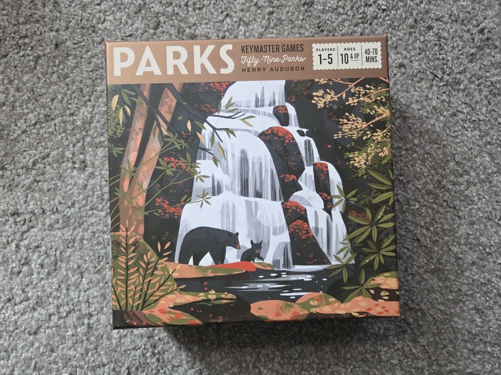 PARKS 1st Edition Board Game With The Good Art