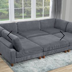 DAKOTA 6-pc Modular Sectional (couch Is In Storage )