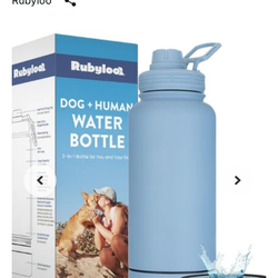 Rubyloo 2- in -1 Bottle for You & Your Dog 🐶