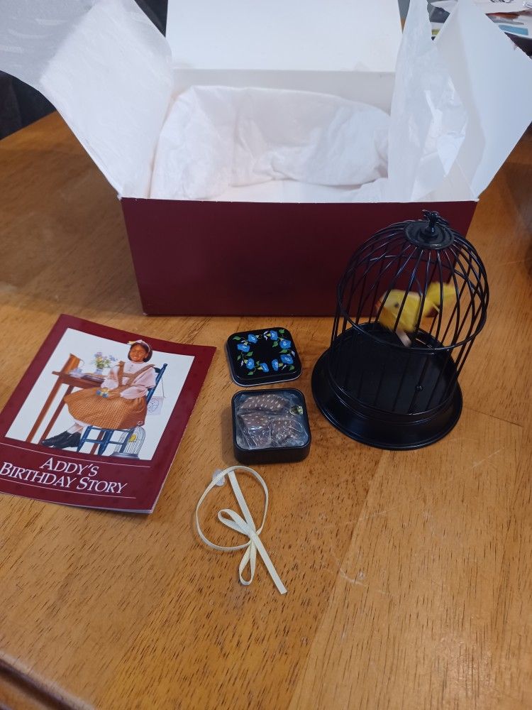 American Girl Addy's Ice Cream Freezer And Songbird And Sweets