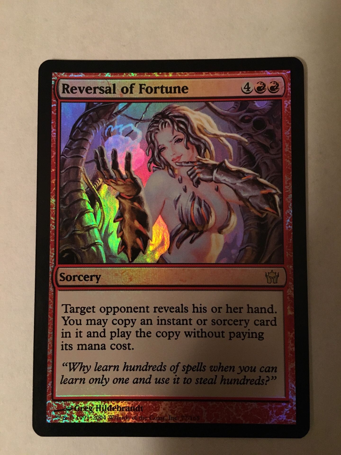 Magic The Gathering Reversal of Fortune FOIL MTG card + Custom Order Set