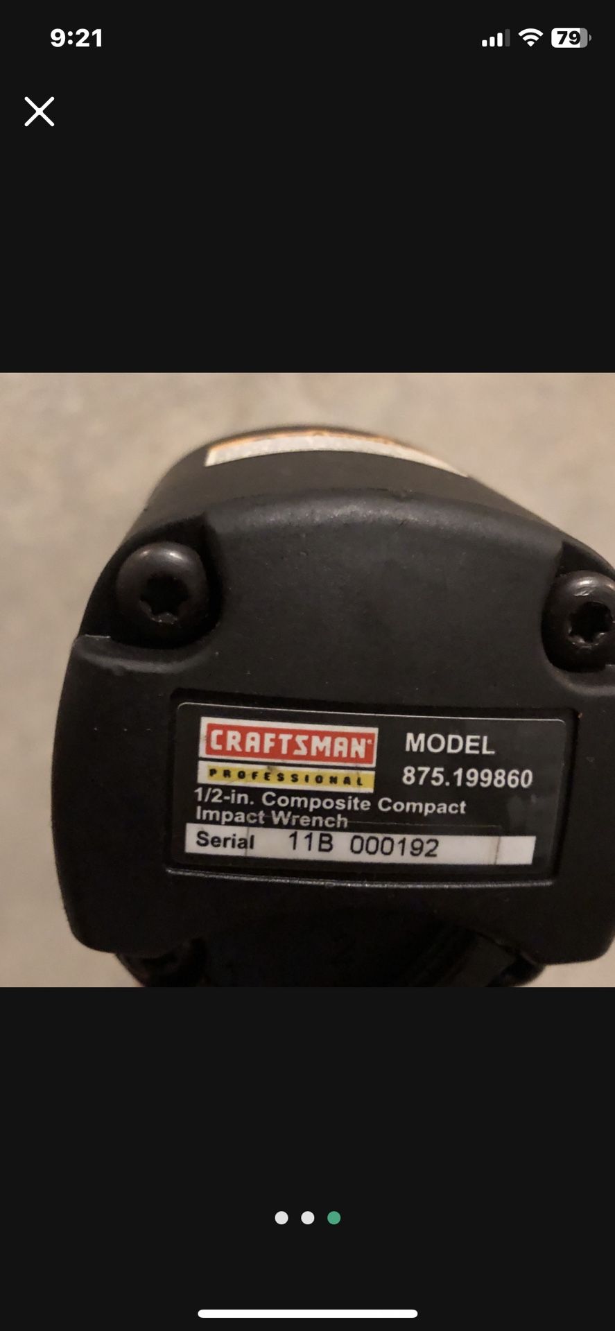 Impact Wrench 1/2 In