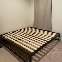 Almost Brand New King Size Bed Frame With Great Condition 