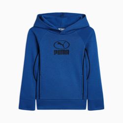 Puma Kids Hoodie — Royal Blue with White Side Panel