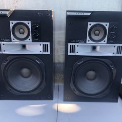 Rare Vintage Pair of Pioneer CS-722A 3-Way Speakers