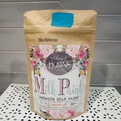 Sweet Pickins  Milk Paint  6 Oz Bleu Bohemia. New unopened pkg