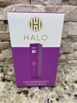 Halo 2.2k Emergency Power Bank USB-C Input, USB-A Output, LED indicator