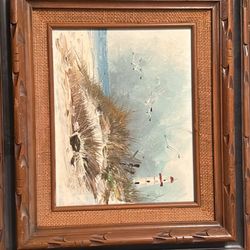 Lighthouse Vintage Painting