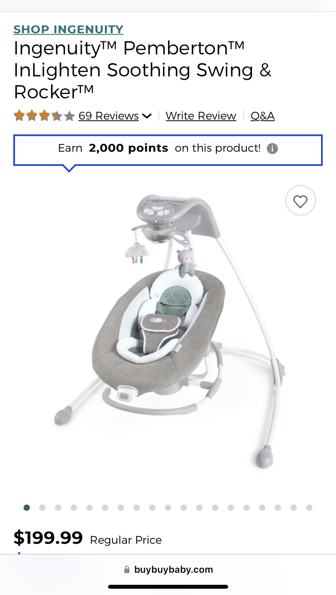Ingenuity Baby Swing