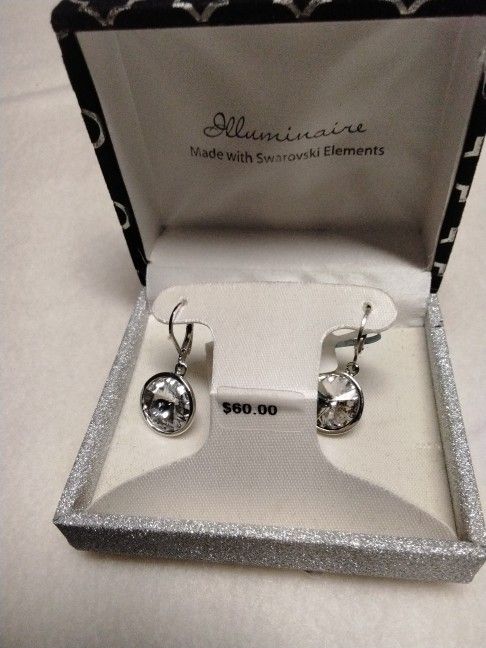 Illuminaire Crystal Earrings  New Price 