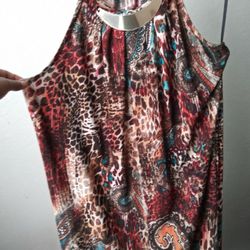 Mlle Gabrielle Multicolored Maxi Dress Size L