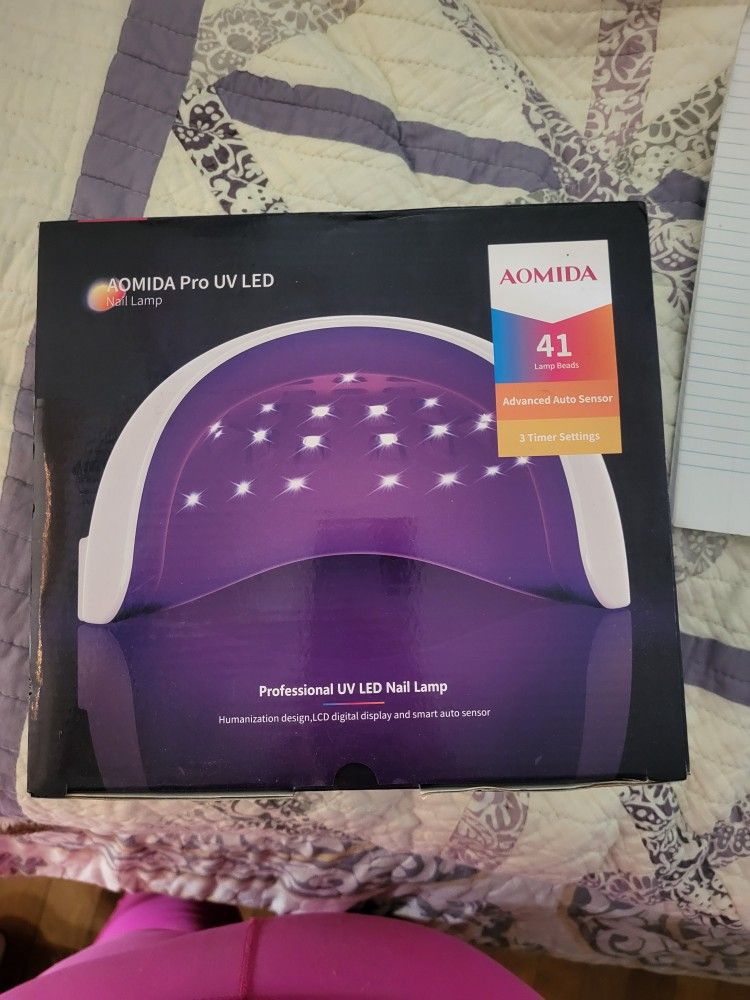 82W UV Nail Lamp, Fast Curing Gel Nail Polish with 3 Timers and LCD Display,Professional LED Nail Dryers with Auto Sensor
