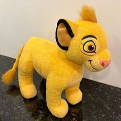 Simba Disney Parks Yellow Lion Cub Plush Lion King 8 Inches 