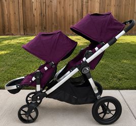 BABY JOGGER CITY SELECT DOUBLE STROLLER – PLUM/PURPLE 🍇