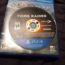 Tomb raider For Ps4 Disc Only