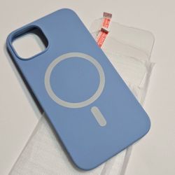 iphone 15 blue Pastel case