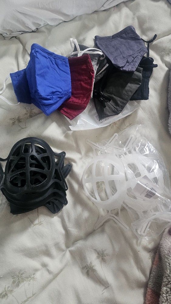 New Fabric Face Masks And Brackets