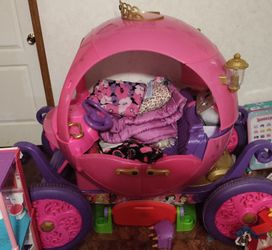 PRINCESS POWER WHEEL CARRIAGE/NEED BATTERY