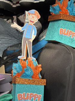 Four Blippi Centerpieces 