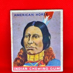 1933 Goudey Indian Gum Card American Horse
