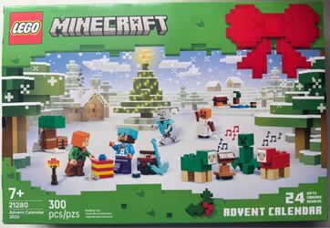LEGO 21280 Minecraft 24 Days Winter Christmas Advent Calendar 2025. SEALED