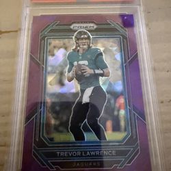 2022 Panini Prizm - Trevor Lawrence #131 Purple Ice Prizm /225