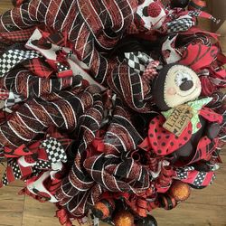 Ladybug Wreath 