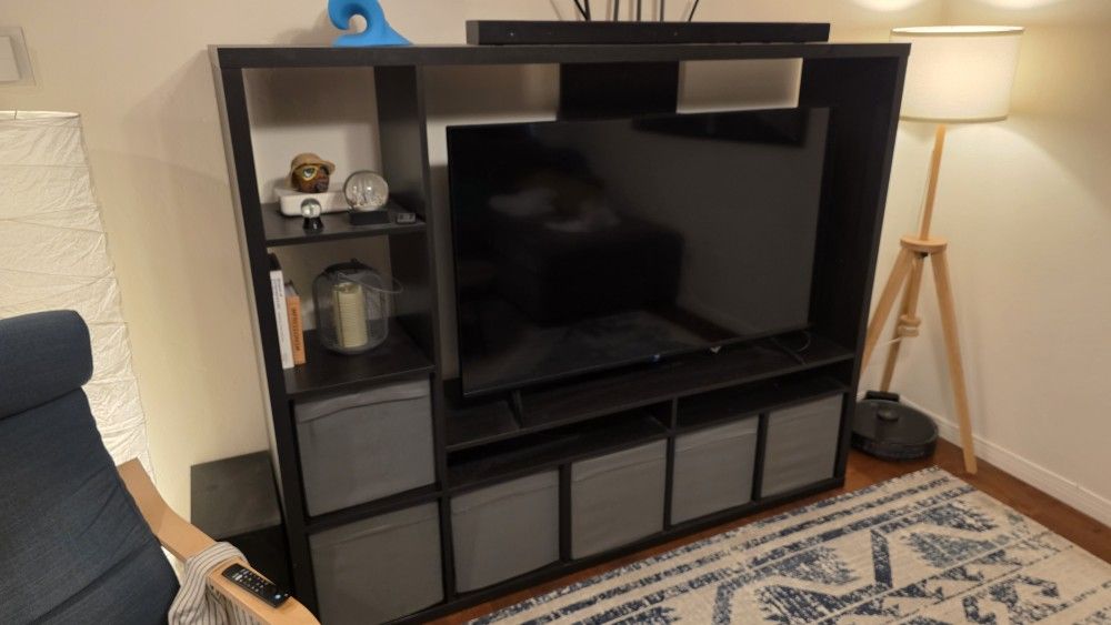 LAPPLAND
TV Storage Unit Black-Brown