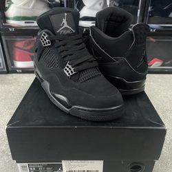 2020 Air Jordan Retro 4 Black Cat size 9.5 