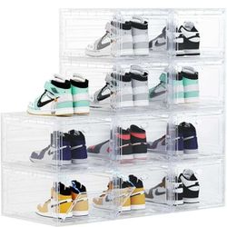 OMOPIN LARGE CLEAR SHOE BOXES 
