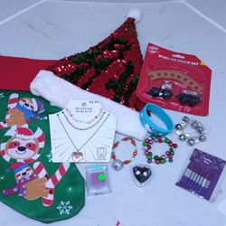 girls holiday stocking