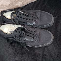 Black Vans (Size W9.5 M8)