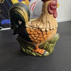 Vintage Rooster/Gallo cookie jar
