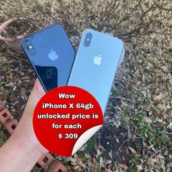 📱iPhone X 64GB Works great. Msg me for store address, we sell a lot of phones like this 📱
