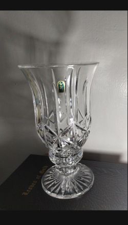 SUDETY CRYSTAL VASE 10"×5.5"