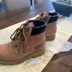 Safety Girl Steel Toe Waterproof Women’s Work Boots - Pink - Worn Once