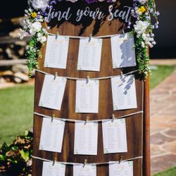 Seating Chart sign