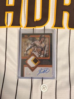 Jackson Merrill Topps Auto Patch Card 12/25