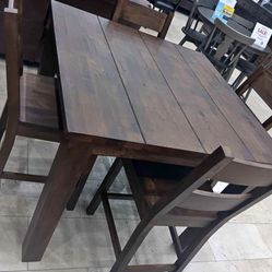 Brantley Kind Of Height Dining Room Table With Chairs, $499 With Easy Finance