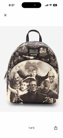 Universal monsters sepia mini backpack