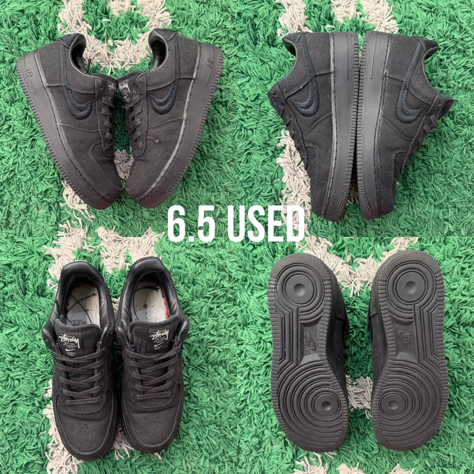 Air Force 1 Black Stussy